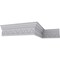 Ekena Millwork 6 3/8"H x 2 1/2"P x 7"F x 94 1/2"L Kirke Crown Moulding MLD06X02X07KI - alternate 8